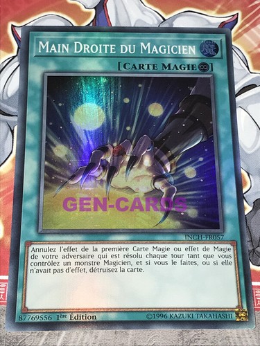 Carte main droite - droite, du