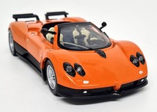 Motormax 1/24 Pagani Zonda C12 S Spider Orange Supercar Diecast Scale Model Car