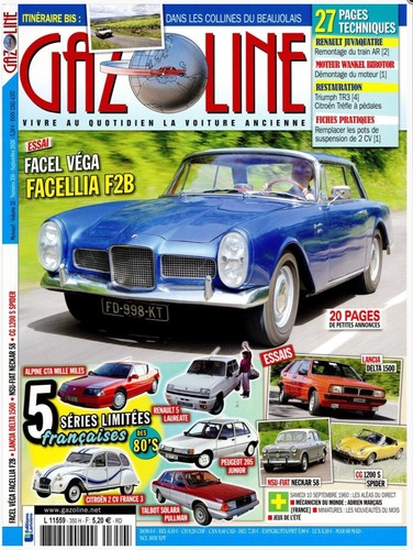 Gazoline mensuel septembre - mensuel,