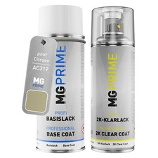 Peinture voiture kit bombe aérosol 2C pour Citroen AC319 Feuille Doree Metallic