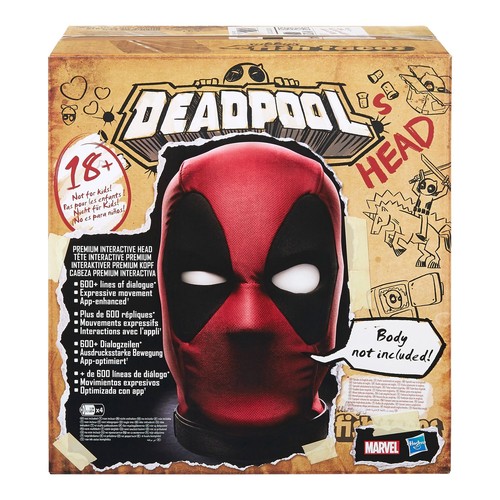 Tête animatrónica deadpool - tête,