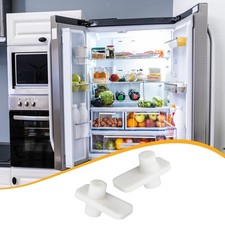 Lot de 2 supports de roulettes pour bac à légumes et réfrigérateur, pièces