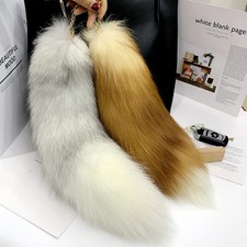 Real Fox Farm Fur Tail Y2K Car