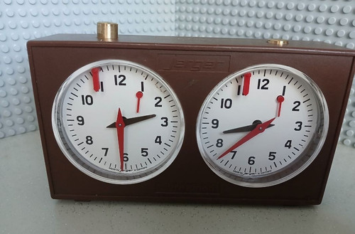 Pendule échecs mécanique - pendule, d'échecs