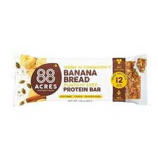Barre De Protéine Au Pain De Banane 1,9 Oz (Caisse De 9) Par 88 ACRES