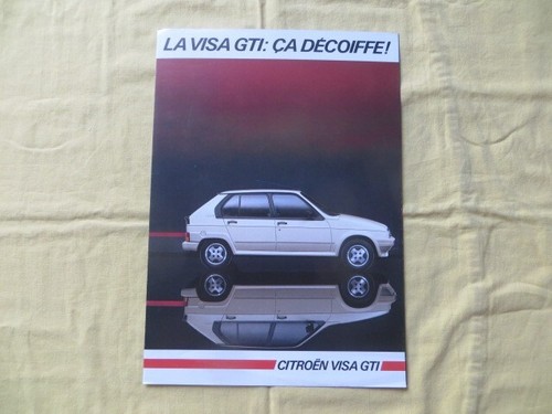 Citroën visa gti dépliant - gti,