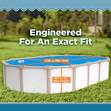 12 x 18 Oval 30 Gauge Overlap