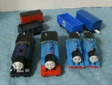 Mattel Thomas The Tank Engine Trackmaster Lot of 8 Motorized Trains w/Cars