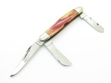 1980 Case XX SR6347 1/2 Stockman Red Appaloosa Bone Handle Folding Pocket Knife