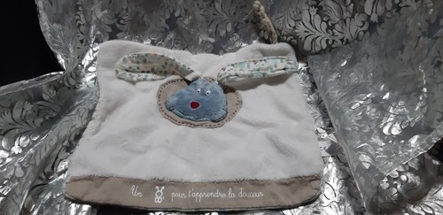 Doudou plat lapin obaibi ob - plat,