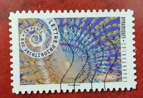 Timbre spirographe carnet - spirographe,