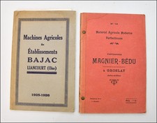CATALOGUES MACHINES et