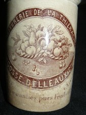 Pot à confiture ancien