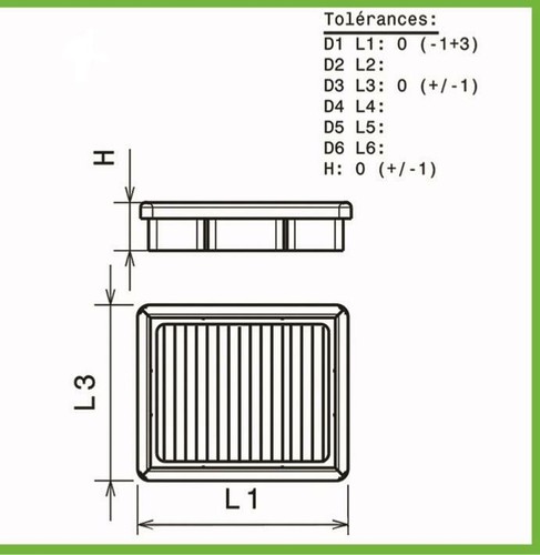 Filtre air green pour - pour, opel
