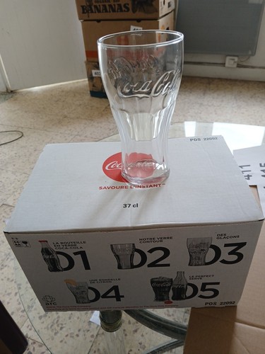Lot verres coca cola en - de,