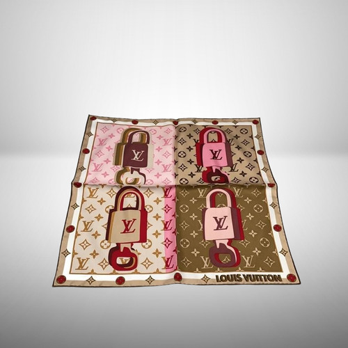 Foulard soie louis vuitton - soie,
