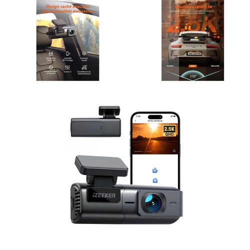 Izeeker dashcam voiture - izeeker, 2.5k