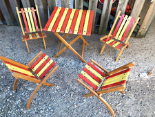 Jouet ancien table et 4