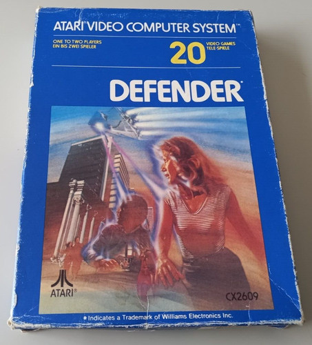 Jeu atari 2600 defender en - jeu,