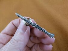 M211-AA Mini Buffet CLARINET Pewter jewelry Tac Pin BROOCH Hat Lapel love music