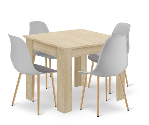 Ensemble table np - np, 80x80