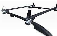 Noir Croix de Toit Barre + Charge Arrêter + T Pièces Pour citroen Jumpy 2016+