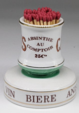 Pyrogene Cafe Paris Match Striker Holder French Bistro Absinthe