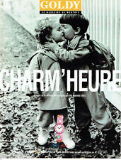 2002 ADVERTISING 026 GOLDY Flik Flak Children's Watch