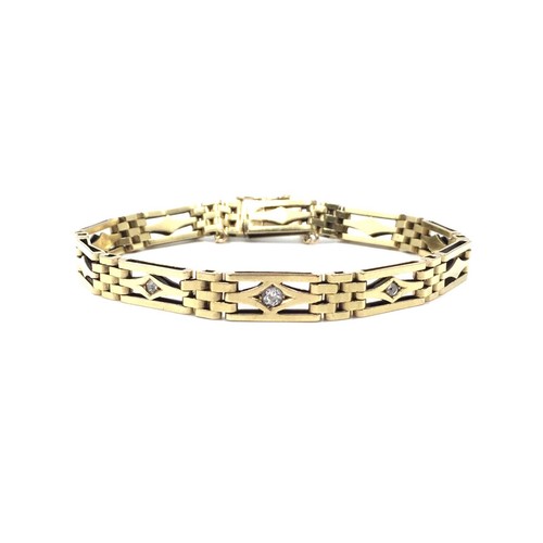 Bracelet jaune 14 - bracelet, en