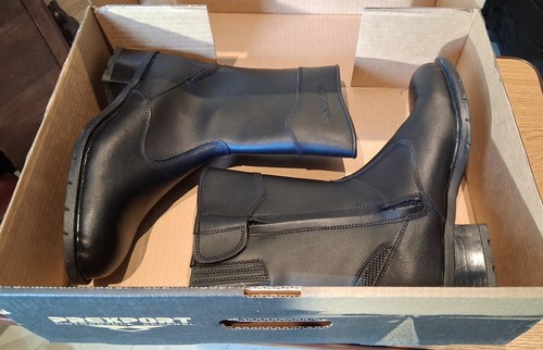 Bottes cuir moto route femme - cuir,
