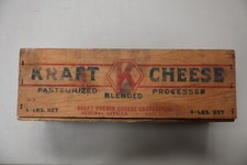 Vintage Wooden Kraft Swiss Cheese Box - 5lbs - Chicago, IL.