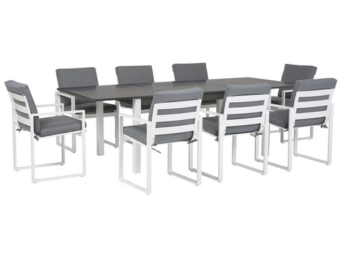 Beliani table jardin et 8 - table,
