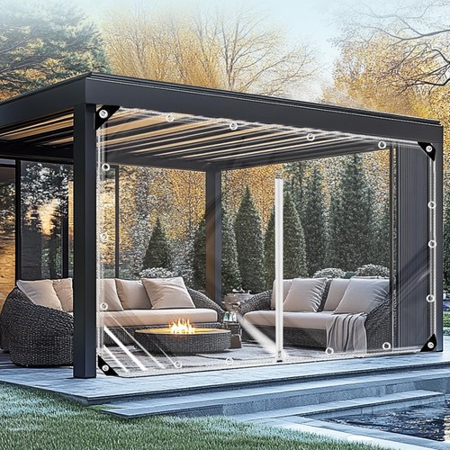 Bâche transparente avec