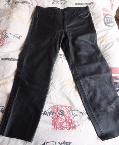 Pantalon homme cuir avec - homme,
