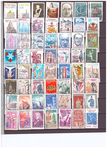 Lot timbres france - 5,