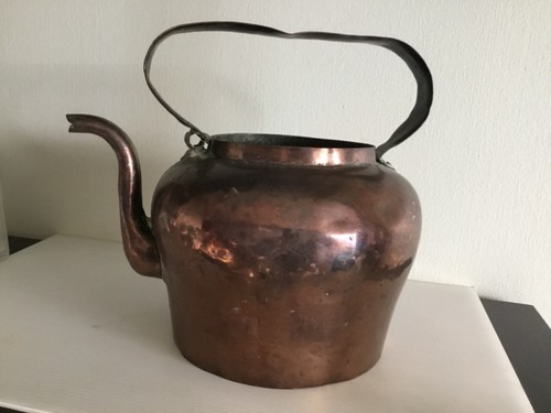 Bouilloire cuivre ancienne - bouilloire,