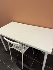 bureau blanc ikea 120×60 