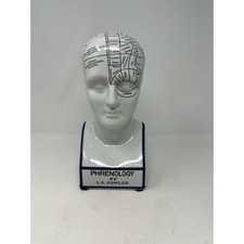 LN Fowler Phrenology Bust