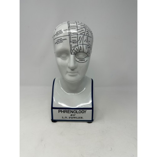 Fowler phrenology bust - ln,