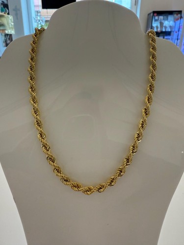18k jaune chaîne collier - 18k,