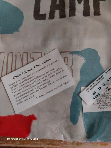 Draps plats 180 - x, –