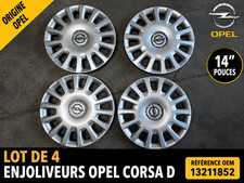 Lot de 4 Enjoliveurs OPEL
