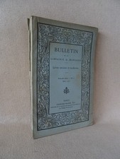 BULLETIN DE LA LIBRAIRIE