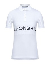 GIVENCHY Upside Down Logo Embroidered Cotton Pique Polo Shirt SZ M.​