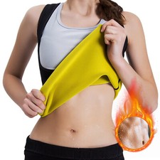 Women Sauna Corset Waist Trainer Sweat Belt Tummy Control Yoga Slim Body Shaper