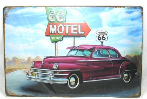 Voiture americaine motel - voiture,