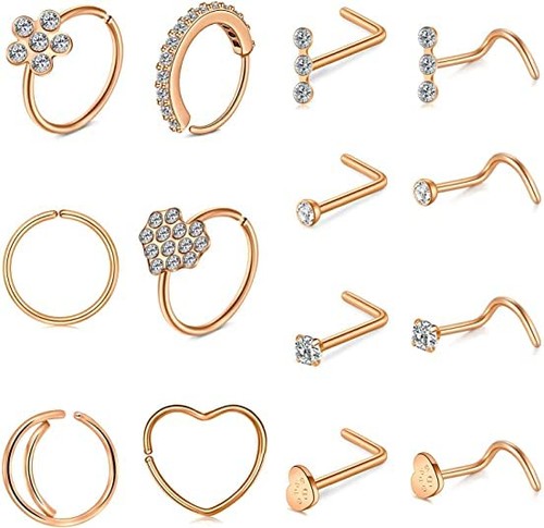 20g piercing nez forme - piercing,