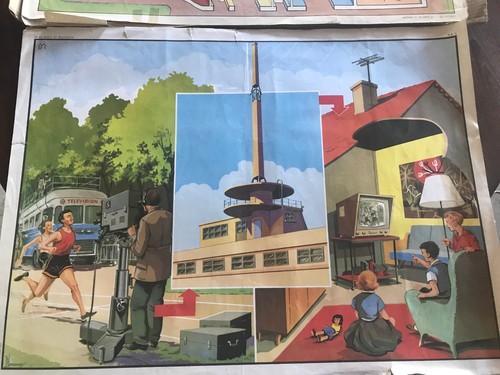 Ancienne affiche scolaire - ancienne,