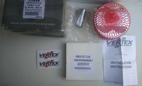 Kit piston vertex forgé - piston,