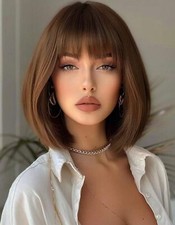 Perruque Synthétique Brun